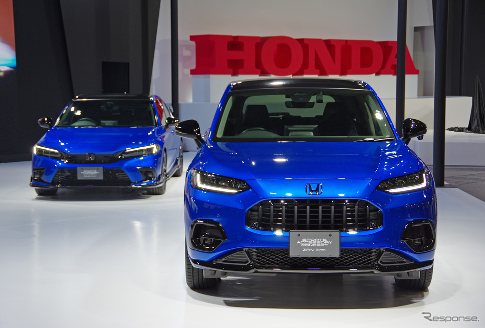 ホンダブースには最新SUV『ZR-V』が(東京オートサロン2023)《写真撮影 宮崎壮人》