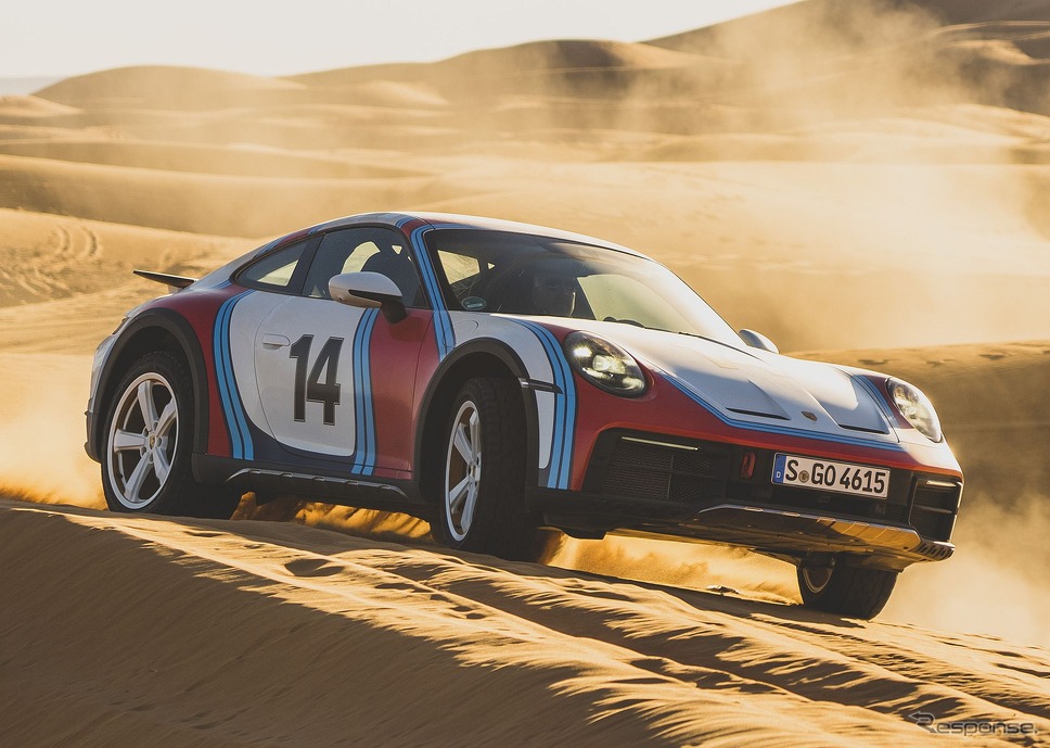 ポルシェ 911 ダカール の「ラリー1978」デカールセット装着車《photo by Porsche》
