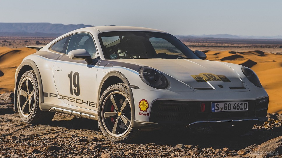 ポルシェ 911 ダカール の「ラリー1974」デカールセット装着車《photo by Porsche》