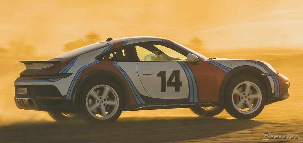 ポルシェ 911 ダカール の「ラリー1978」デカールセット装着車《photo by Porsche》