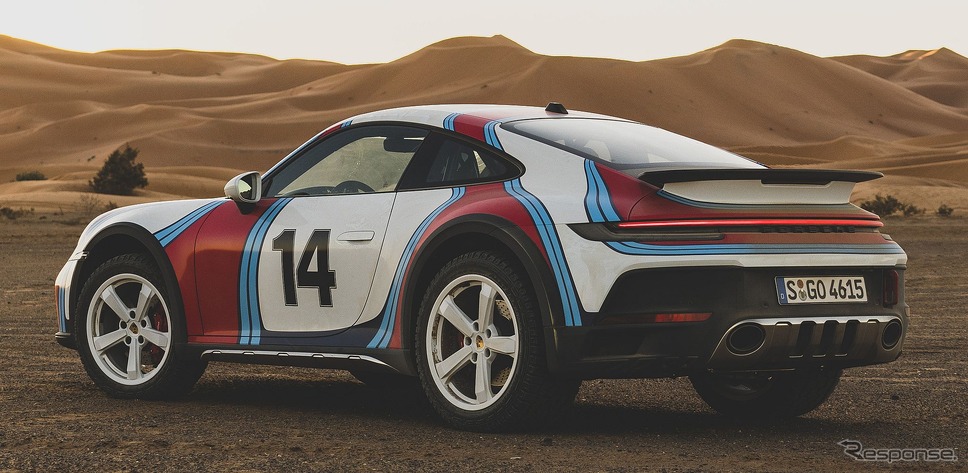 ポルシェ 911 ダカール の「ラリー1978」デカールセット装着車《photo by Porsche》