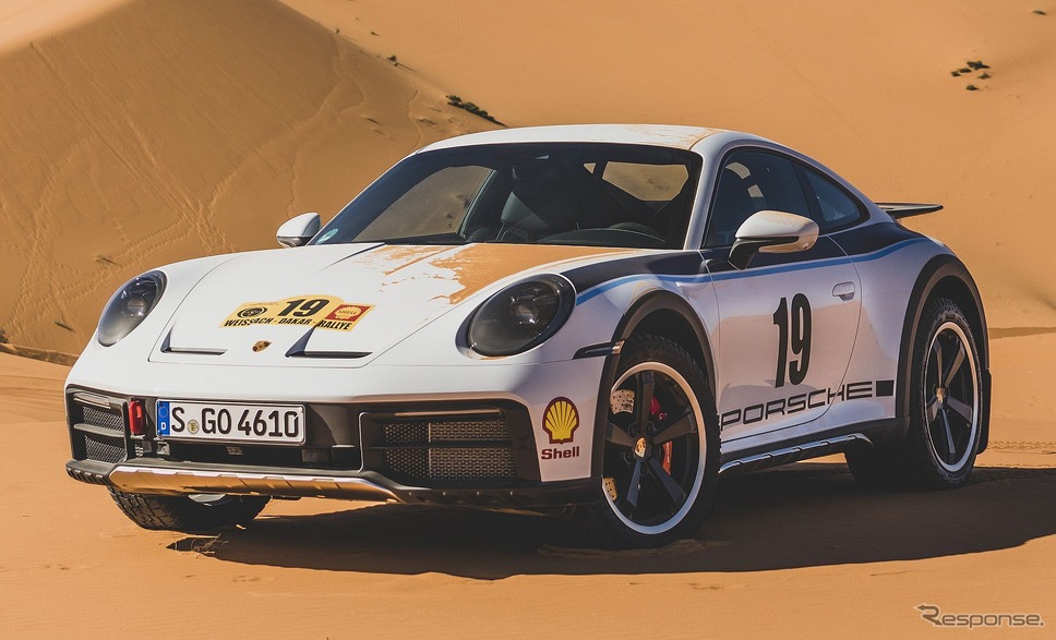 ポルシェ 911 ダカール の「ラリー1974」デカールセット装着車《photo by Porsche》