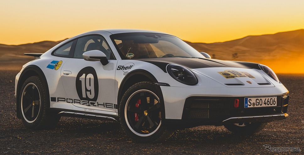 ポルシェ 911 ダカール の「ラリー1971」デカールセット装着車《photo by Porsche》