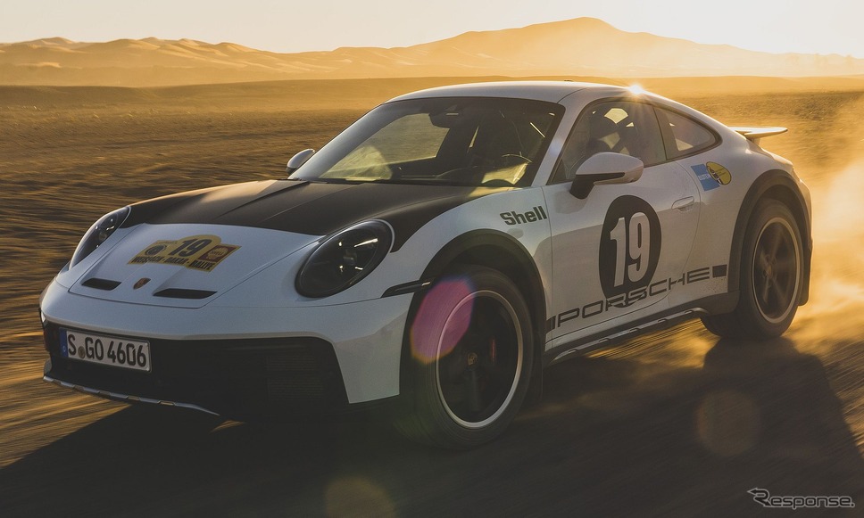 ポルシェ 911 ダカール の「ラリー1971」デカールセット装着車《photo by Porsche》