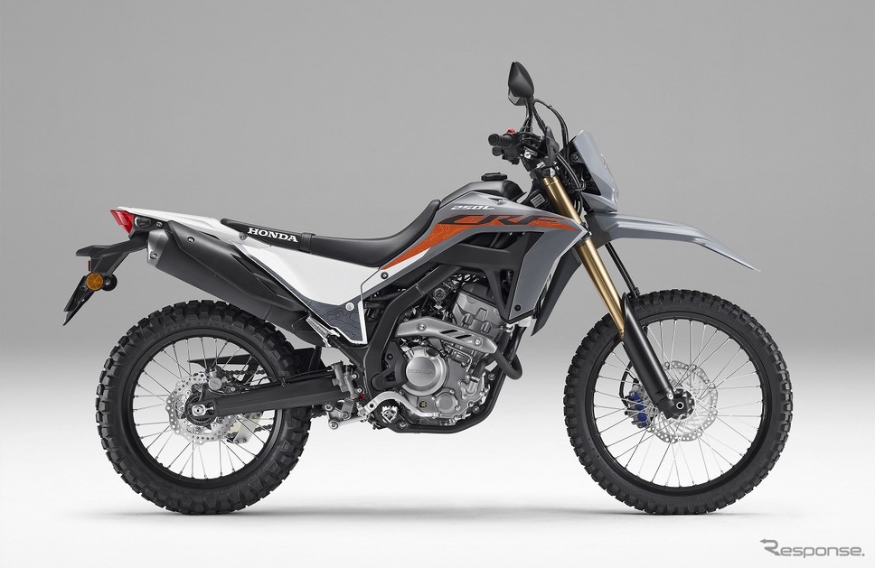 ホンダ CRF250L(スウィフトグレー)《写真提供:本田技研工業》