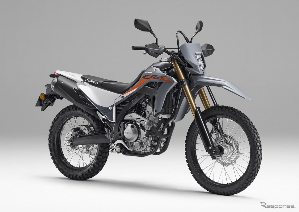 ホンダ CRF250L(スウィフトグレー)《写真提供:本田技研工業》