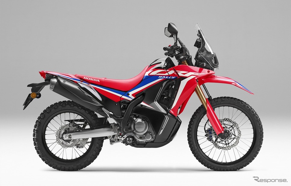 ホンダ CRF250ラリー(エクストリームレッド)《写真提供:本田技研工業》