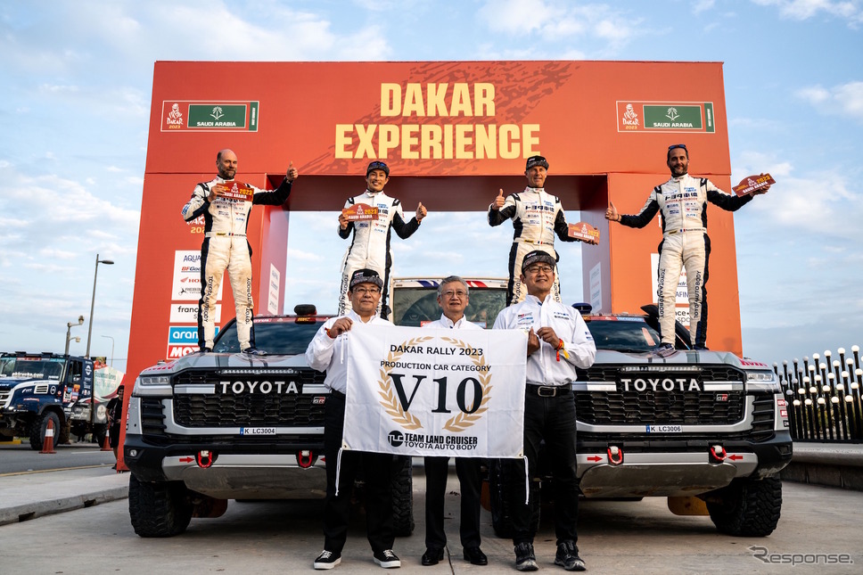 TLC(TEAM LAND CRUISER)が市販車部門10連覇。《Photo by TOYOTA》