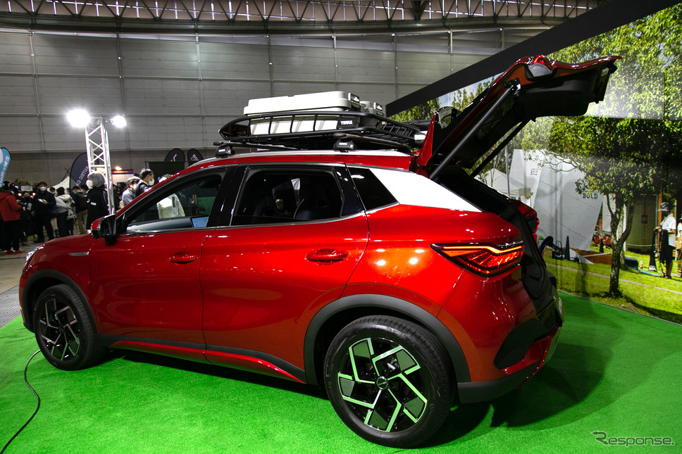 BYD ATTO 3(東京アウトドアショー2023)《写真撮影 二城利月》