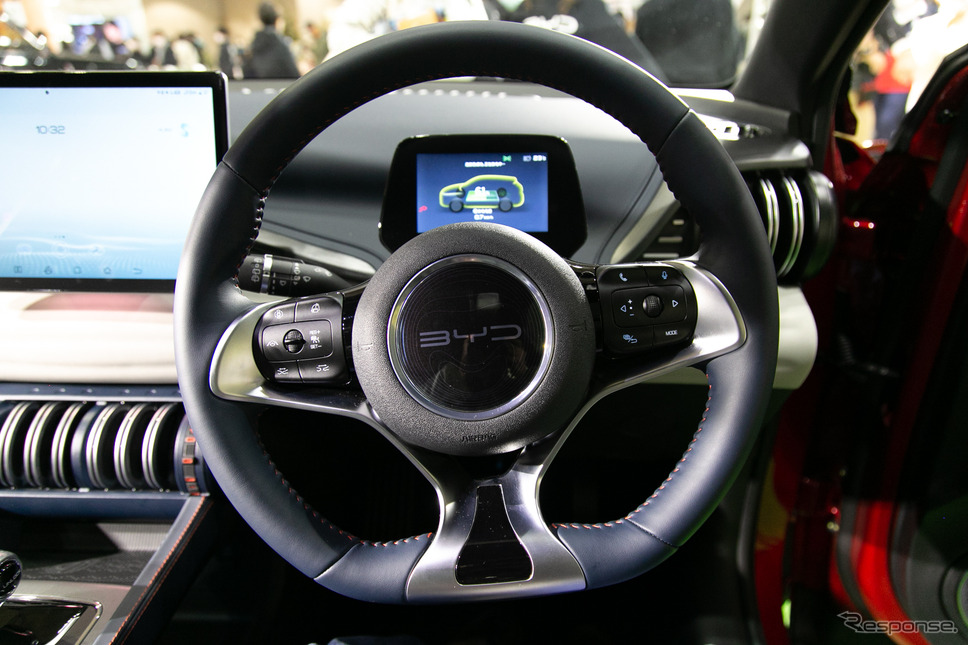 BYD ATTO 3(東京アウトドアショー2023)《写真撮影 二城利月》