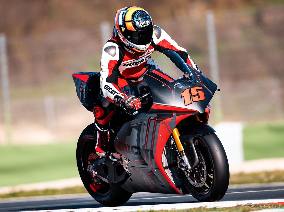 ドゥカティの電動バイク「FIM Enel MotoEワールドカップ」参戦プロトタイプ《photo by Ducati》