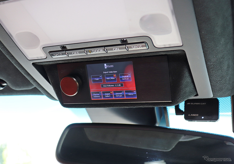 「パワーアンプ内蔵DSP」を搭載したオーディオカーの一例(製作ショップ:アミューズ<広島県>)。Photo by 太田祥三