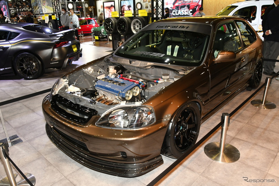 ホンダ タクティカルアート シビック EK4(東京オートサロン2023)《写真撮影 中野英幸》