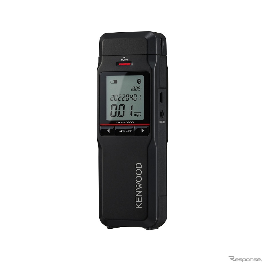 記録・通信型アルコール検知器「CAX-AD300」《写真提供 JVCケンウッド》