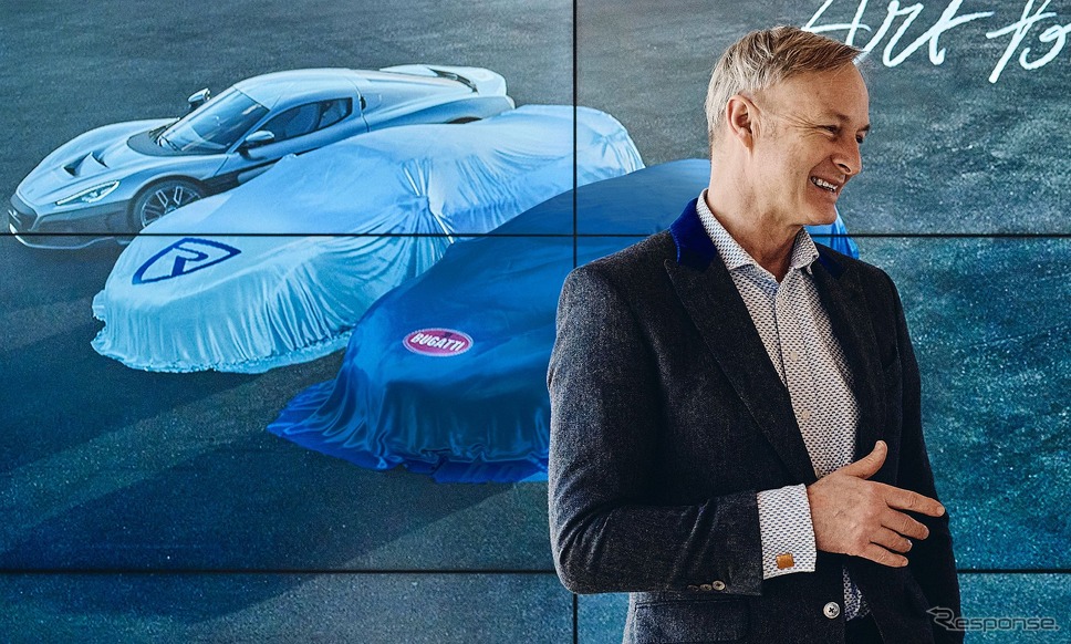 ブガッティとリマックの次世代ハイパーカーのティザー写真《photo by Bugatti Rimac》