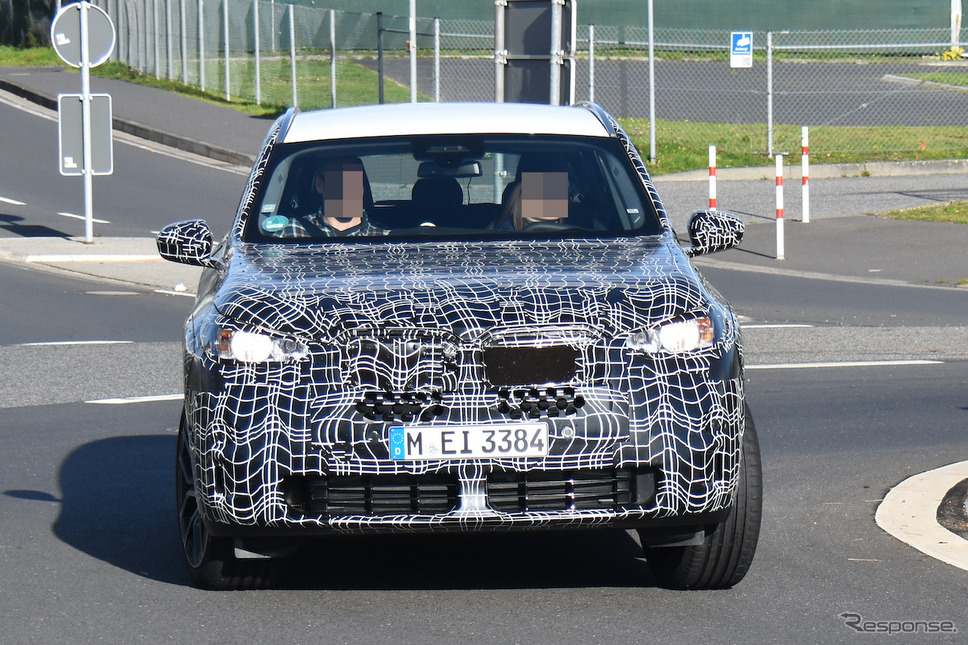 BMW X3 次期型プロトタイプ(スクープ写真)《APOLLO NEWS SERVICE》