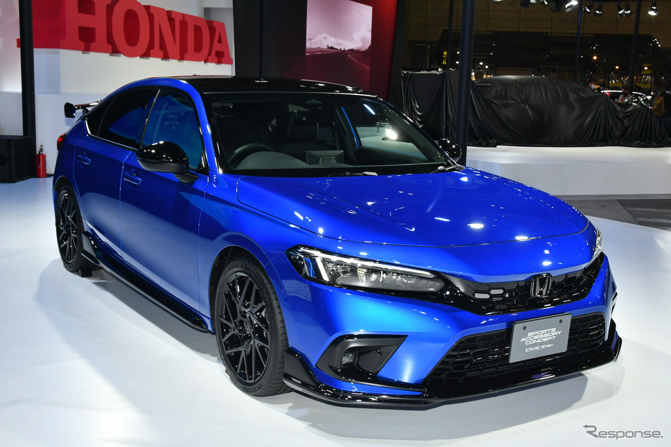 ホンダアクセス シビックe:HEV スポーツアクセサリーコンセプト(東京オートサロン2023)《写真撮影 中野英幸》