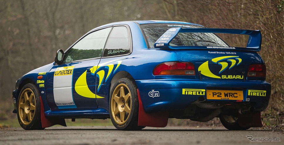 1998年製のスバル・インプレッサ S5 WRC《photo by SILVERSTONE AUCTIONS》