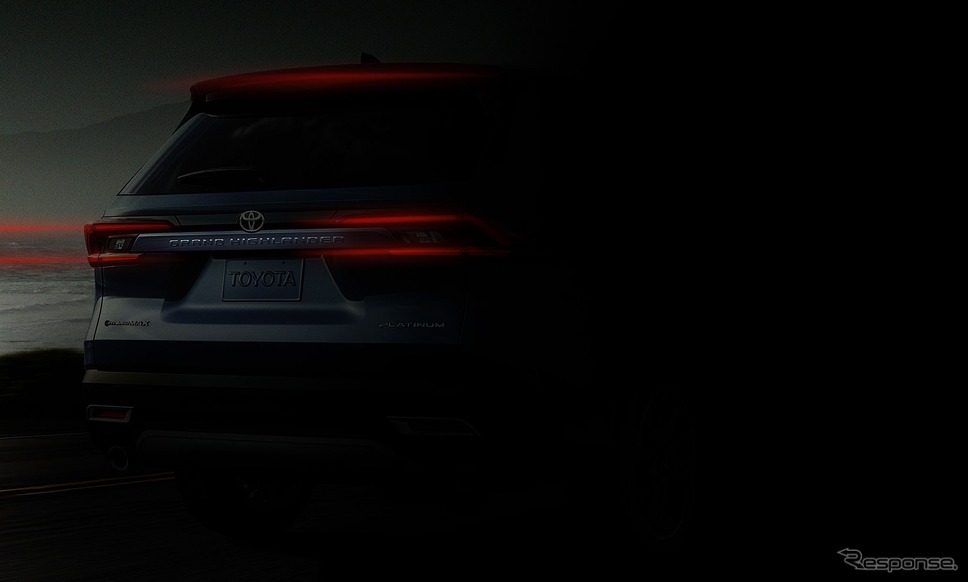 トヨタ・グランドハイランダー のティザー写真《photo by Toyota》