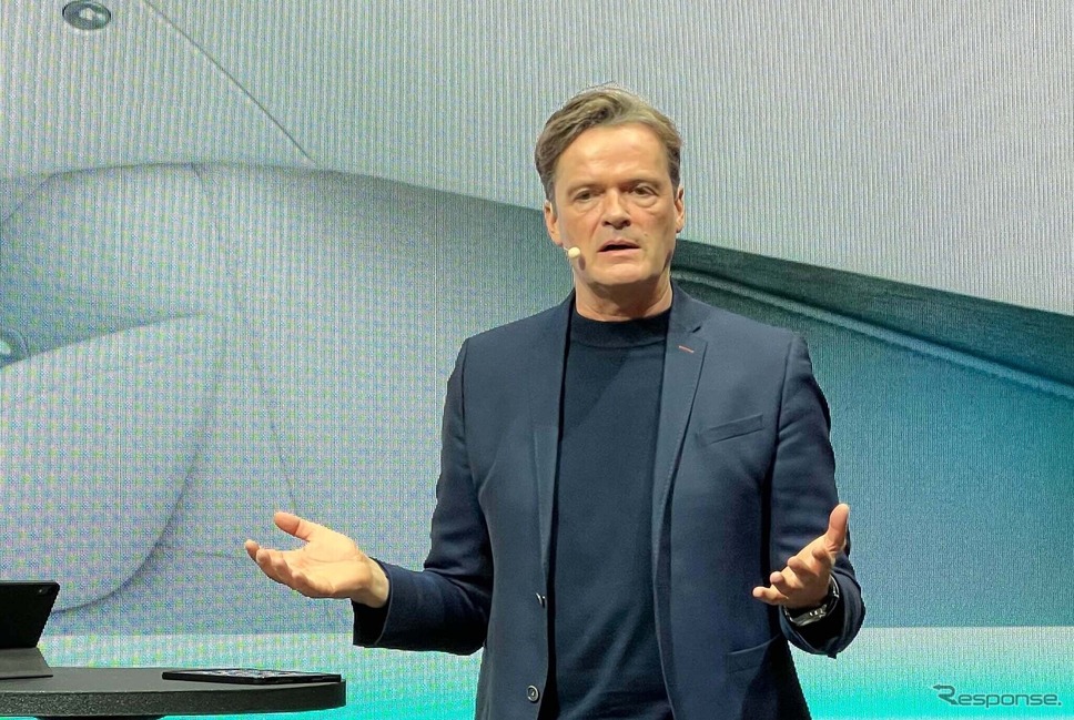 メルセデスベンツ CTOのマーカス・シェーファー氏(Markus Schäfer、Member of the Board of Management of Mercedes-Benz Group AG. Chief Technology Officer, Development & Procurement)《写真撮影 三浦和也》