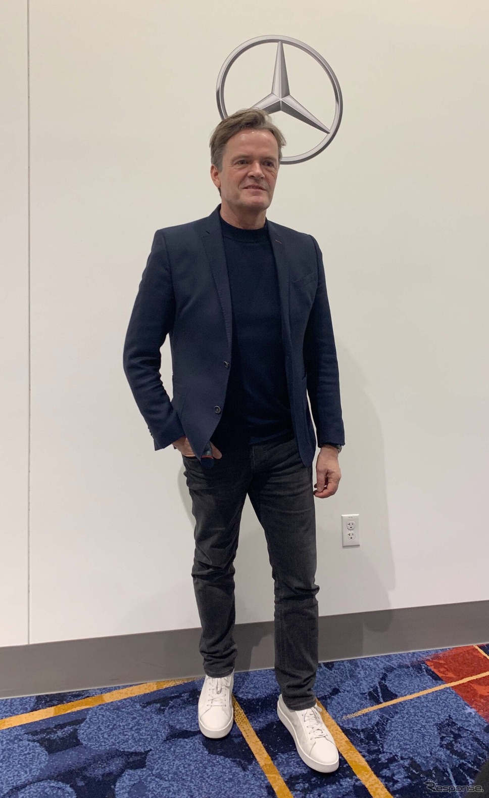 メルセデスベンツ CTOのマーカス・シェーファー氏(Markus Schäfer、Member of the Board of Management of Mercedes-Benz Group AG. Chief Technology Officer, Development & Procurement)《写真撮影 山本幸裕》