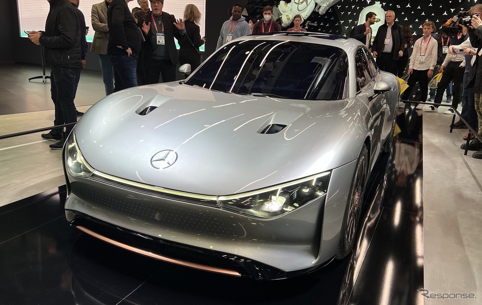 メルセデスベンツ VISION EQXX(CES 2023)《写真撮影 三浦和也》