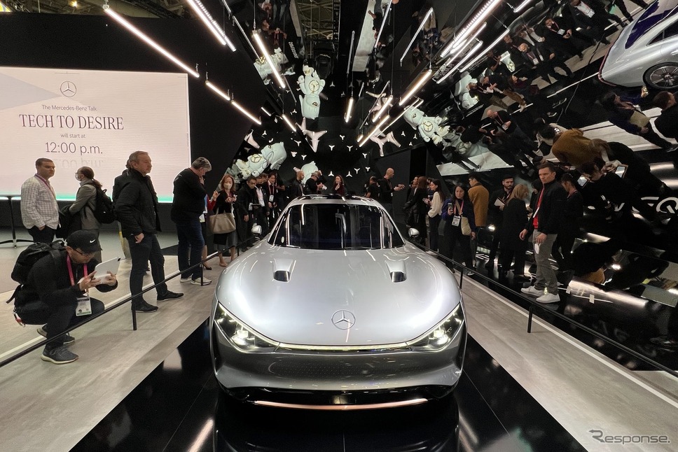 メルセデスベンツ VISION EQXX(CES 2023)《写真撮影 三浦和也》