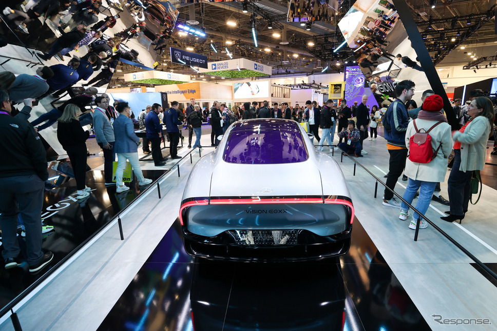 メルセデスベンツ VISION EQXX(CES 2023)《Photo by Tayfun Coskun/Anadolu Agency via Getty Images/ゲッティイメージズ》
