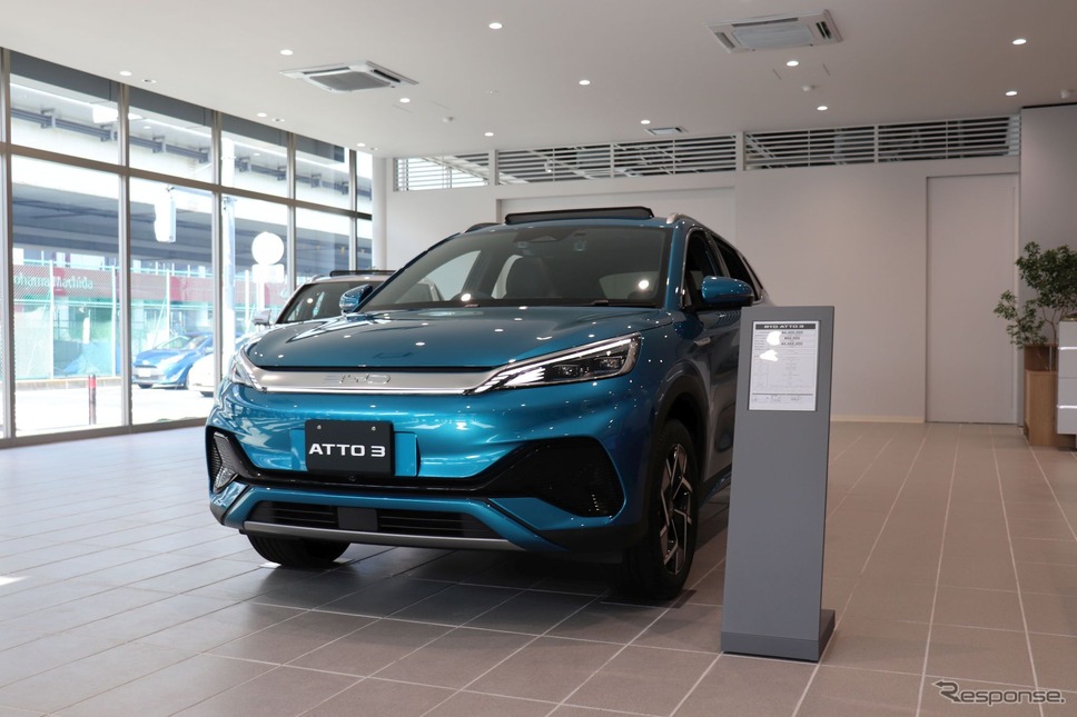 BYD正規ディーラー1号店オープン:販売戦略を分析《写真撮影 中尾真二》