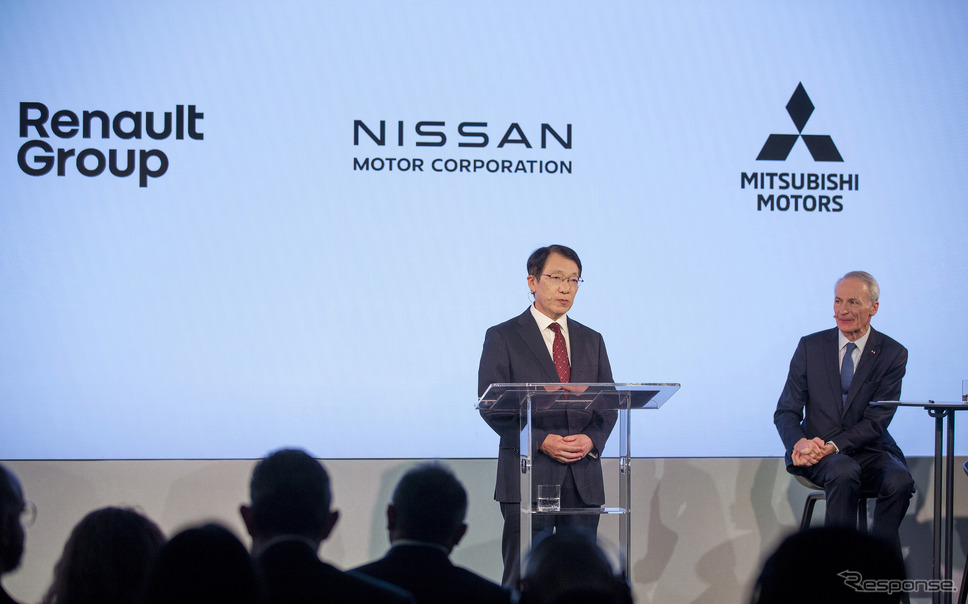 三菱自動車の加藤社長：ルノー・日産・三菱自動車、提携を新たに（2月6日）《写真提供 日産自動車》