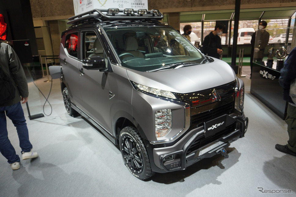 三菱 eKクロスEV スムーズ×タフ(大阪オートメッセ2023)《写真撮影 宮崎壮人》