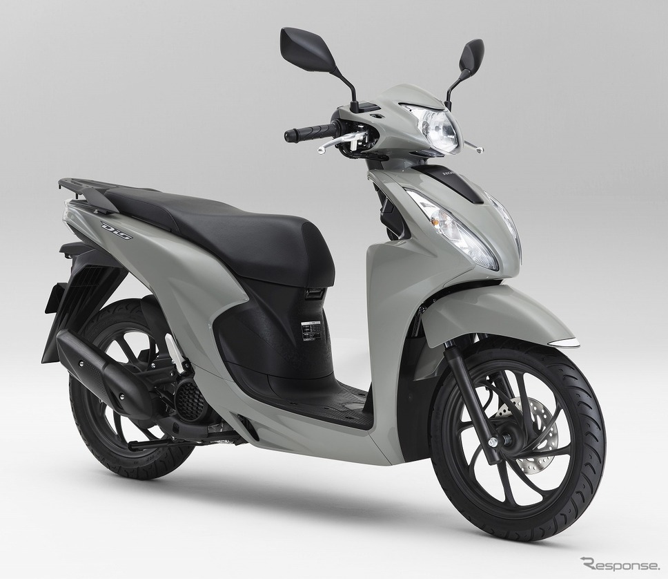 ホンダ ディオ110・ベーシック(パールジュピターグレー)《写真提供:本田技研工業》