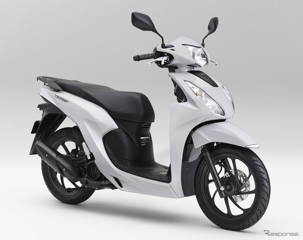 ホンダ ディオ110・ベーシック(パールジャスミンホワイト)《写真提供:本田技研工業》