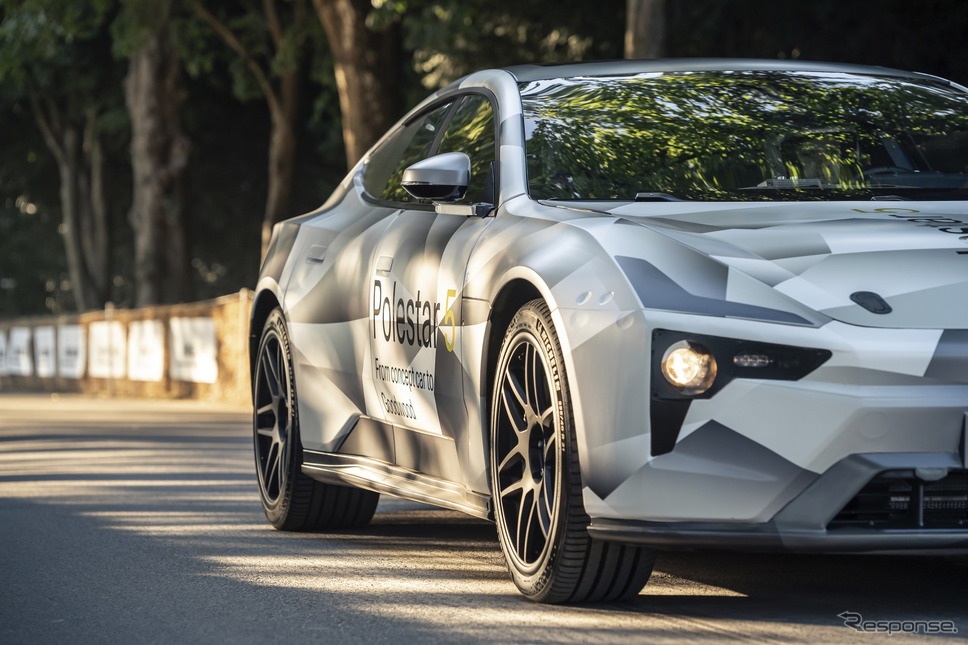 ポールスター5 のプロトタイプ(グッドウッド2022)《photo by Polestar》