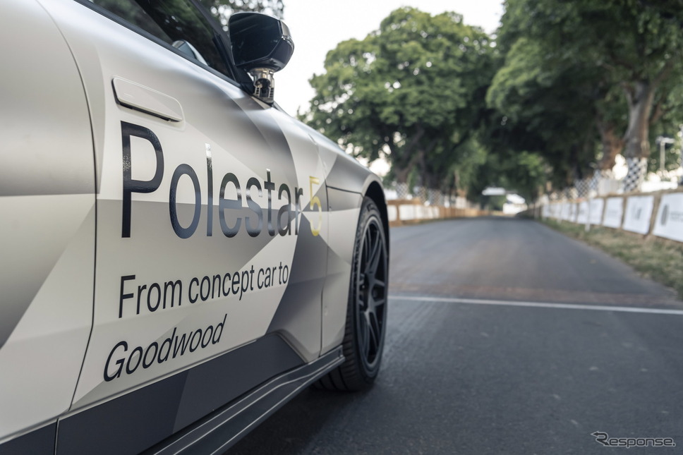 ポールスター5 のプロトタイプ(グッドウッド2022)《photo by Polestar》