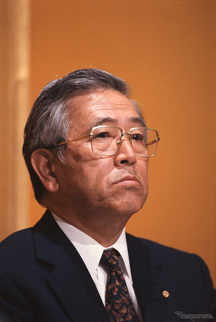 6代目社長:豊田章一郎氏《Photo by Wally McNamee/Corbis/ゲッティイメージズ》