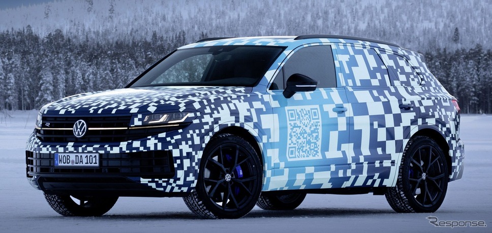 フォルクスワーゲン・トゥアレグ 改良新型のプロトタイプ《photo by VW》