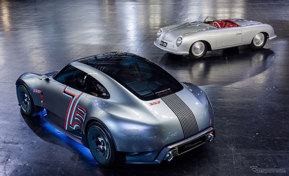 ポルシェ・ビジョン 357 と 356 No.1 ロードスター《photo by Porsche》