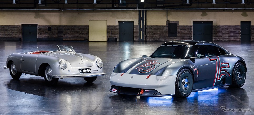 ポルシェ 356 No.1 ロードスターと ビジョン 357《photo by Porsche》