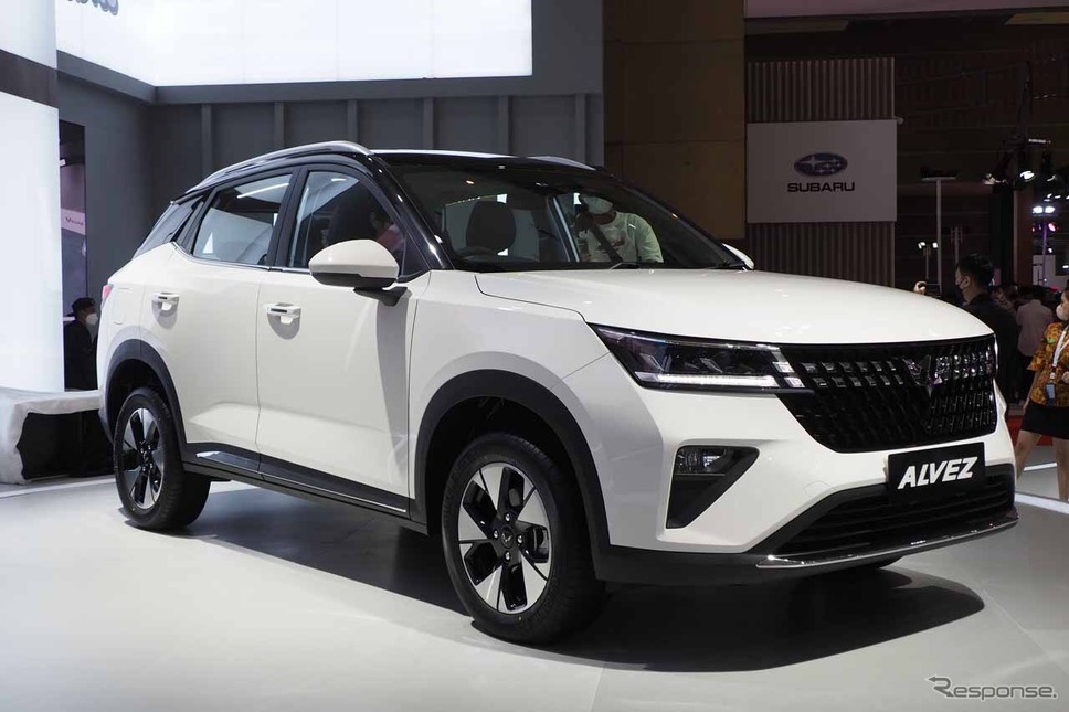 コンパクトSUV『アルヴェス』。欧州車風のデザインがインドネシアでは受け入れられやすそうだ《写真撮影 会田肇》