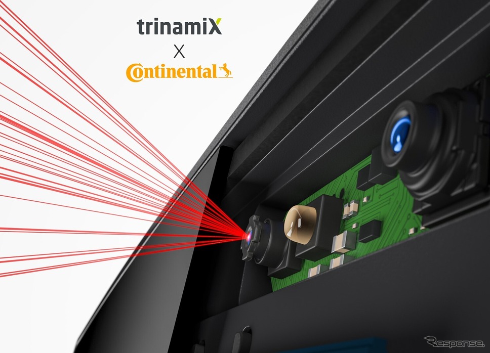個人認証が可能な「TrinamiX」《写真提供 コンチネンタル》