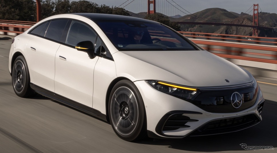 メルセデスベンツの自動運転「ドライブ・パイロット」を搭載した EQS《photo by Mercedes-Benz》