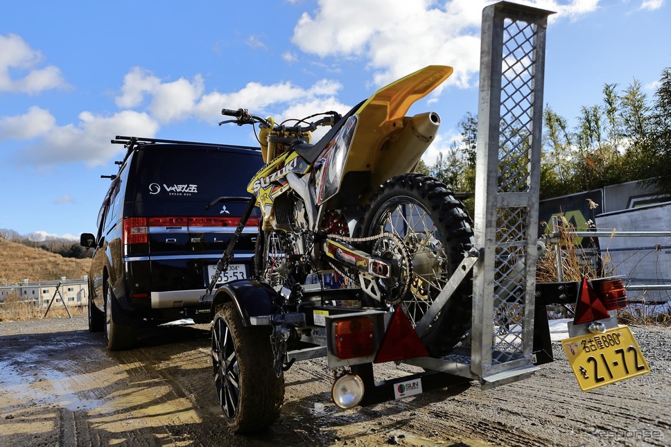 バイク用トレーラー《写真提供 アクティブ》