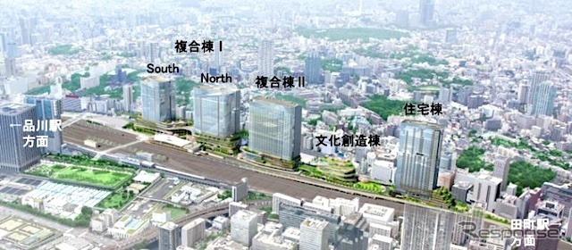 高輪ゲートウェイシティ(仮称)《画像提供 JR東日本》
