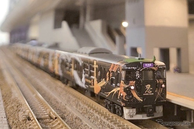 幻の忍者列車「SHINOBI-TRAIN」がNゲージで復活…JR草津線キャンペーンで入手可能《写真提供 草津線利用促進プロジェクト》