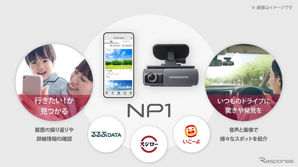 AI搭載通信型オールインワン車載器「NP1」が10万件を超えるスポット情報を追加《写真提供:パイオニア》