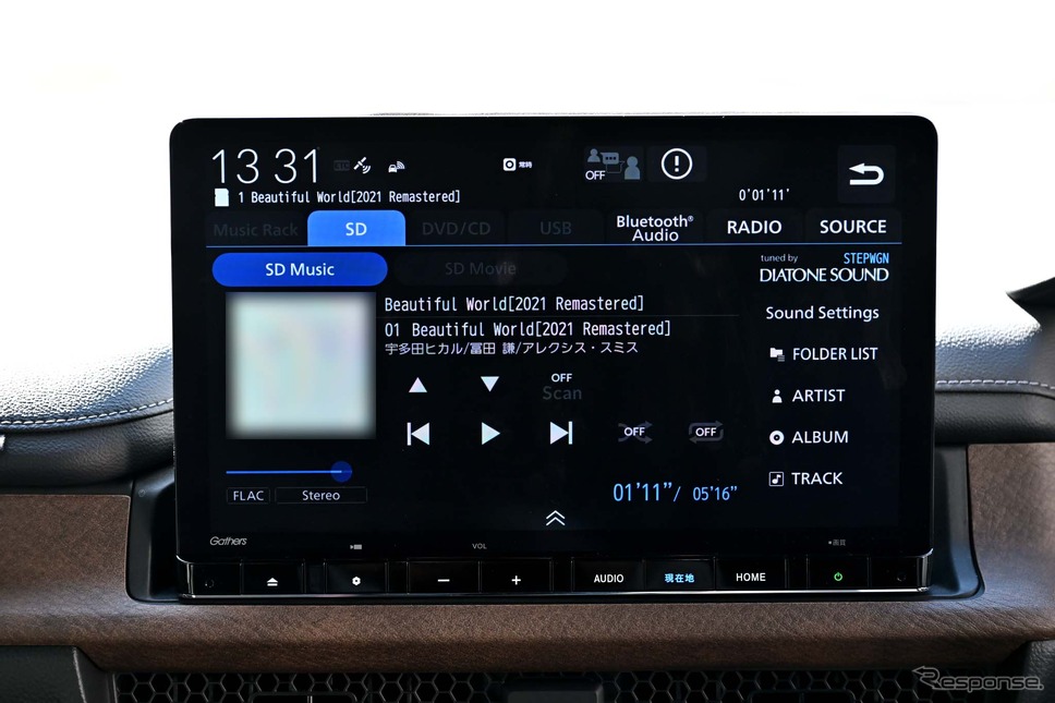 「Tuned by DIATONE SOUND」+「ハイグレードスピーカーシステム」を装備したステップワゴン《写真撮影 雪岡直樹》