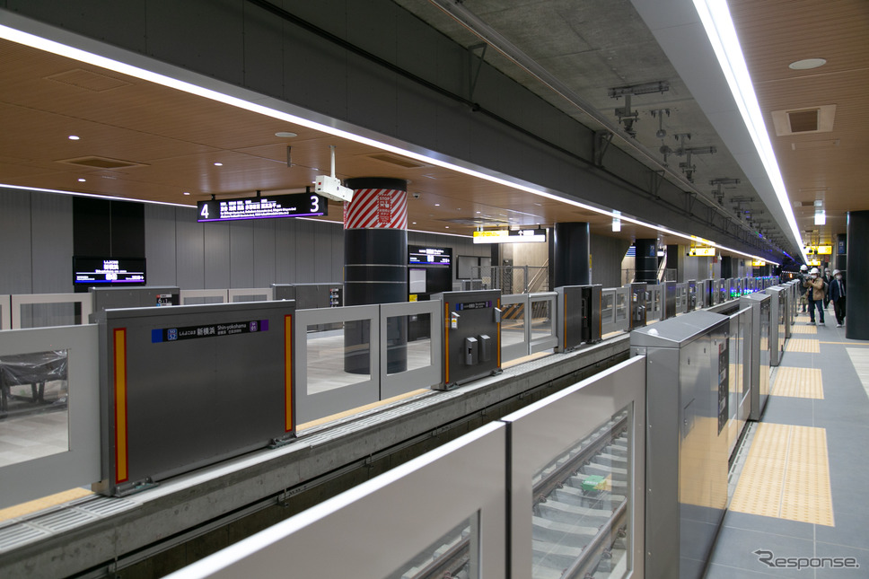 整備が進む相鉄・東急直通線の新横浜駅。