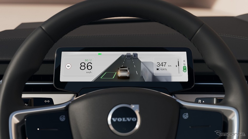 ボルボ EX90 搭載のGoogleの新HDマップ《photo by Volvo Cars》