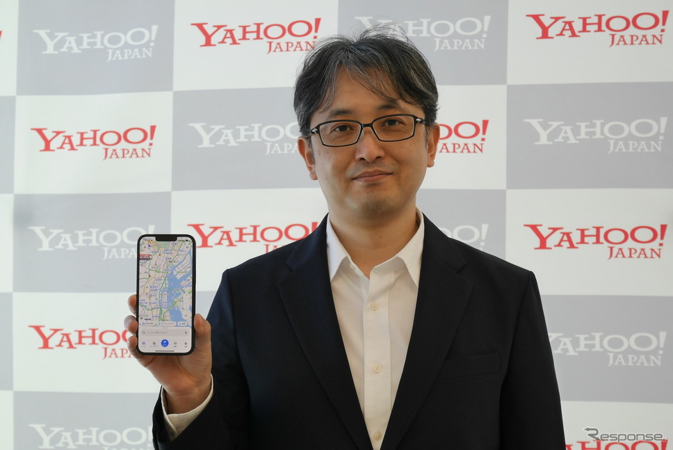 Yahoo! JAPAN 検索グループローカル統括本部企画デザイン本部の今坂健一氏《写真撮影 会田肇》